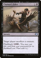 Magic: The Gathering - Dominaria Remastered - Chainer's Edict (78)