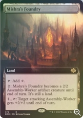 Magic the Gathering - The Brothers' War - Mishra's Foundry (Extended Art) - FOIL