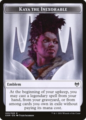 Magic: The Gathering - Kaldheim Tokens - Kaya the Inexorable Emblem (20)