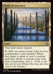 Magic: The Gathering - Lorwyn Eclipsed Commander - Path of Ancestry (158)
