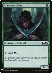 Magic: The Gathering - The List - Llanowar Elves (M19-314)