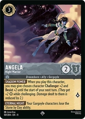 Disney Lorcana ~Winterspell~ Angela - Night Warrior (187/204)