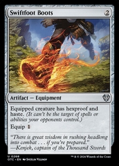 Magic: The Gathering - Outlaws of Thunder Junction Commander - Swiftfoot Boots (268)