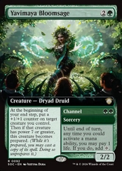 Magic: The Gathering - Secrets of Strixhaven Commander - Yavimaya Bloomsage // Channel (92)