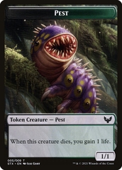 Magic: The Gathering - Strixhaven: School of Mages Tokens - Pest (5) Foil