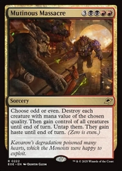 Magic: The Gathering - Edge of Eternities - Mutinous Massacre (222) Foil