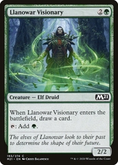 Magic: The Gathering - Core Set 2021 - Llanowar Visionary (193)