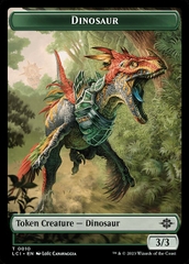 Magic: The Gathering - The Lost Caverns of Ixalan Tokens - Dinosaur (10)