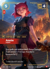 Riftbound TCG - Origins: Proving Grounds - Annie - Fiery (001/024)