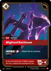 Riftbound TCG - Unleashed - Blighted Battleaxe (019/219) Foil