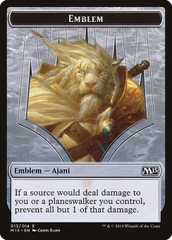 Magic: The Gathering - Magic 2015 Tokens - Ajani Steadfast Emblem (13)