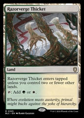 Magic: The Gathering - Bloomburrow Commander - Razorverge Thicket (325)