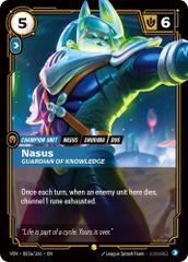 Riftbound TCG - Vendetta - Nasus, Guardian of Knowledge (Alternate Art) (063a/166) Foil