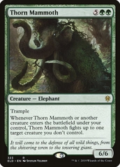 Magic: The Gathering - Throne of Eldraine - Thorn Mammoth (323)