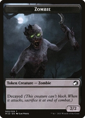 Magic: The Gathering - Innistrad: Midnight Hunt Tokens - Zombie (5) Foil