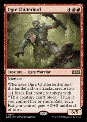 Magic: The Gathering - Wilds of Eldraine - Ogre Chitterlord (319) Foil