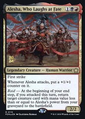 Magic: The Gathering - Foundations Promos - Alesha, Who Laughs at Fate (115s) Foil