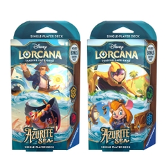 Disney Lorcana - Azurite Sea - Starter Deck Set (2 Decks)