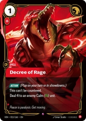 Riftbound TCG - Vendetta - Decree of Rage (015/166) Foil