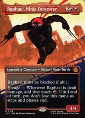 Magic: The Gathering - Teenage Mutant Ninja Turtles - Raphael, Ninja Destroyer (218) Foil