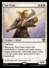 Magic: The Gathering - Outlaws of Thunder Junction Commander - Sun Titan (87)