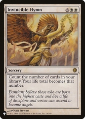 Magic: The Gathering - The List - Invincible Hymn (ALA-14)