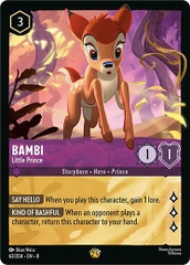 Disney Lorcana ~Reign of Jafar~ Bambi - Little Prince (63/204) Cold Foil