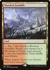 Magic: The Gathering - Khans of Tarkir - Wooded Foothills (249)