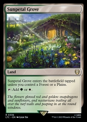 Magic: The Gathering - Tales of Middle-earth Commander - Sunpetal Grove (336)