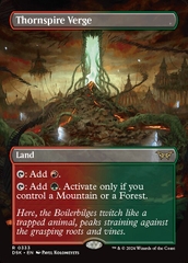 Magic: The Gathering - Duskmourn: House of Horror - Thornspire Verge (333)