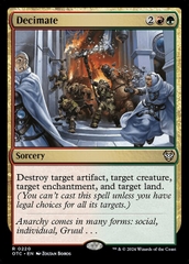 Magic: The Gathering - Outlaws of Thunder Junction Commander - Decimate (220)