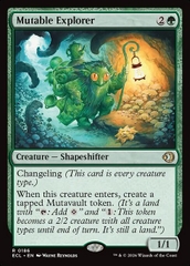Magic: The Gathering - Lorwyn Eclipsed - Mutable Explorer (186) Foil