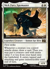 Magic: The Gathering - Marvel Super Heroes Commander - Nick Fury, Spymaster (603)