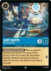 Disney Lorcana ~Whispers in the Well~ Judy Hopps - Uncovering Clues (156/204)