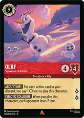 Disney Lorcana ~Winterspell~ Olaf - Snowman of Action (122/204)
