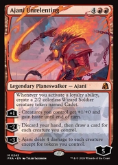Magic: The Gathering - Reality Fracture - Ajani Unrelenting (242) Foil