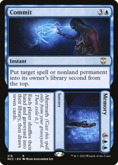 Magic: The Gathering - New Capenna Commander - Commit // Memory (216)