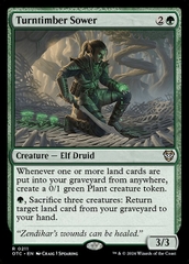 Magic: The Gathering - Outlaws of Thunder Junction Commander - Turntimber Sower (211)