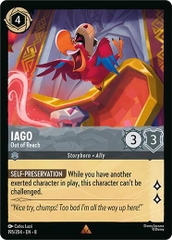 Disney Lorcana ~Reign of Jafar~ Iago - Out of Reach (195/204)