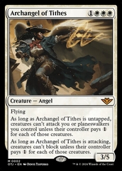 Magic: The Gathering - Outlaws of Thunder Junction - Archangel of Tithes (2) Foil