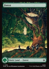 Magic: The Gathering - The Hobbit - Forest (198) Foil
