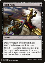 Magic the Gathering - Mystery Booster/The List - Fatal Push