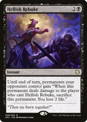 Magic the Gathering - Adventures in the Forgotten Realms Commander - Hellish Rebuke