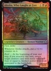 Magic the Gathering - Foundations - Alesha, Who Laughs at Fate (Prerelease FOIL)