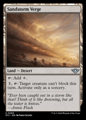 Magic: The Gathering - Outlaws of Thunder Junction - Sandstorm Verge (263)