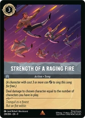 Disney Lorcana ~Fabled~ Strength of a Raging Fire (201/204)