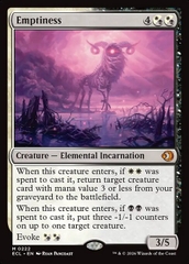 Magic: The Gathering - Lorwyn Eclipsed - Emptiness (222)