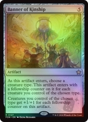 Magic the Gathering - Foundations - Banner of Kinship FOIL
