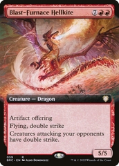 Magic the Gathering - The Brothers' War Commander - Blast-Furnace Hellkite (Extended Art)