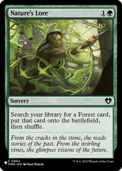 Magic: The Gathering - The List - Nature's Lore (CMM-904)